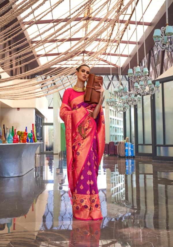 Rajtex Kalkaa Silk Handloom Weaving Designer Saree